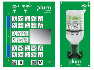 PLUM-Augenspülstation, mit 500 ml Flasche 1x1 Stück 