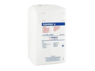 TOPPER 8-Kompressen, 7,5 x 7,5 cm, unsteril 1x100 Stück 