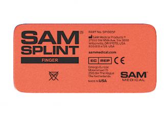 SAM Splint Fingerschiene 9,5 x 4,7 cm 1x12 Stück 