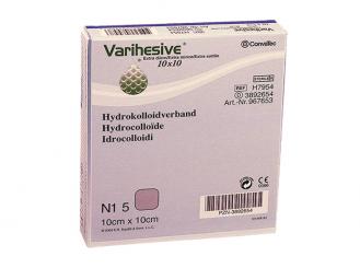 Varihesive® Extra dünn, Hydrokolloid-Verband, 10 x 10 cm, 1x5 Stück 