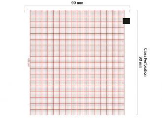EKG-Papier Schiller Cardiovit AT-4, 90 x 90 mm 1x230 Stück 