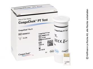CoaguChek® PT Teststreifen 2x24 Stück 