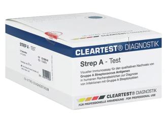 Cleartest® Strep-A Teststreifen 1x10 Teste 