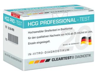 Cleartest® HCG Professional Schwangerschaftstest 1x20 Teste 