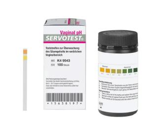 Servotest® vaginal PH-Teststreifen, pH Parameter 4.0 - 7.0 1x100 Stück 