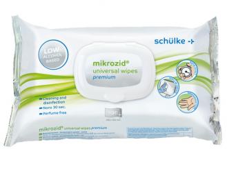 Mikrozid® universal wipes premium Desinfektionstücher, 20 x 20 cm 1x100 Tücher 