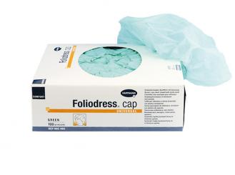 Foliodress® cap Comfort Universal, OP-Baretthauben, grün, 1x100 Stück 