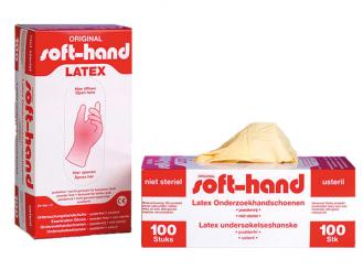 Soft-hand Latex-Handschuhe, Gr. L 1x100 Stück 