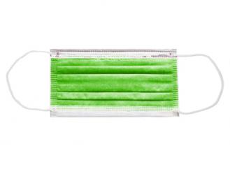Mund-Nasenschutz Med-Comfort, grün, Type II R, Vlies, 1x50 Stück 