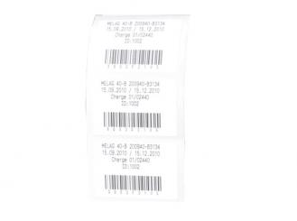 Etiketten für MELAprint 60, weiß 6x1000 Stück 
