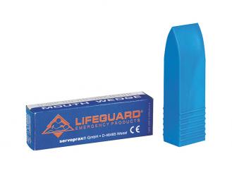 Beißschutz-Mundkeil Kunststoff, konisch Farbe: blau 1x1 Stück 