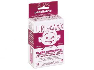 Urimax Kinder Urinklebebeutel steril, 1x10 Stück 