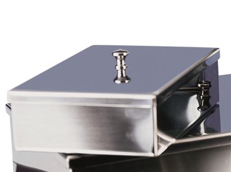 Instrumentenschale mit Knopfdeckel 18 x 12 x 5 cm ( L x B x H) 1x1 Stück 