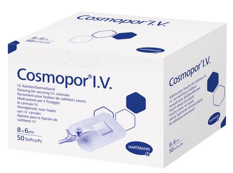 Cosmopor® I.V. Kanülenfixierverband 8 x 6 cm steril 1x50 Stück 