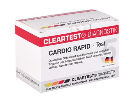 Cleartest® Cardio rapid, Infarkttest, 1x5 Teste 