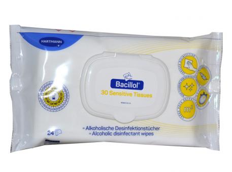 Bacillol® 30 Sensitive Tissues Desinfektionstücher 1x24 Tücher 