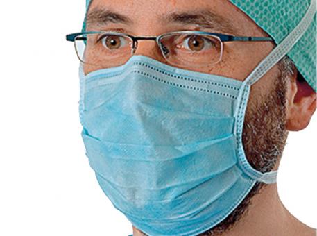 OP-Maske Foliodress® mask Protect Senso, blau 1x50 Stück 
