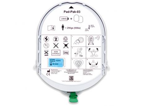 Pad-Pak für Defibrillator, Erwachsene u. Kinder 1x1 Stück 